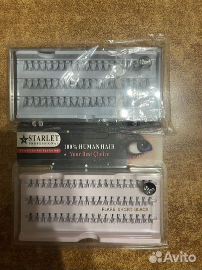 Накладные ресницы пучки