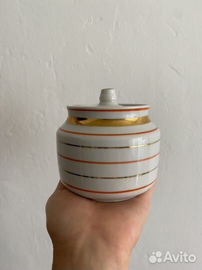 Чайная пара Радиоволны СССР Вербилки фарфор