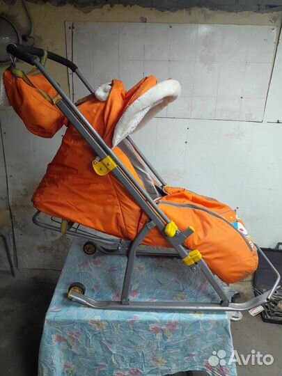 Коляска санки