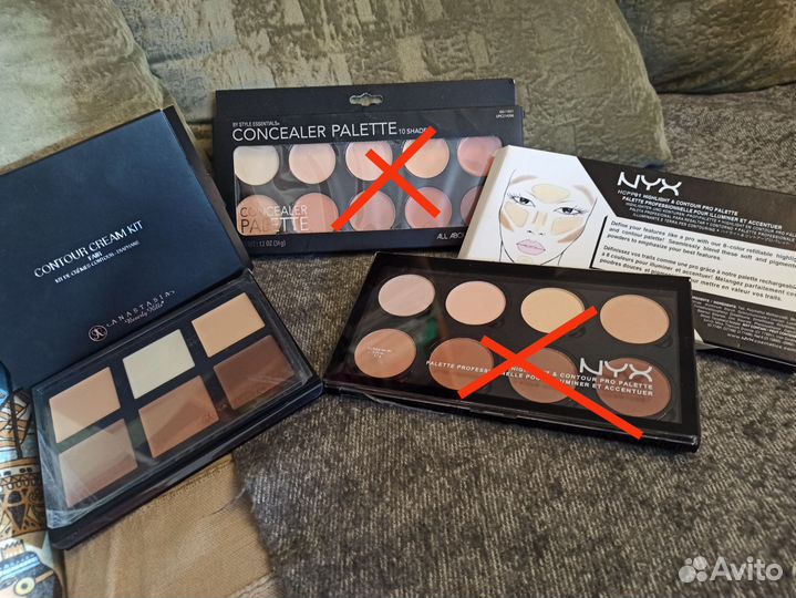 Палетка для контурирования лица NYX, новая