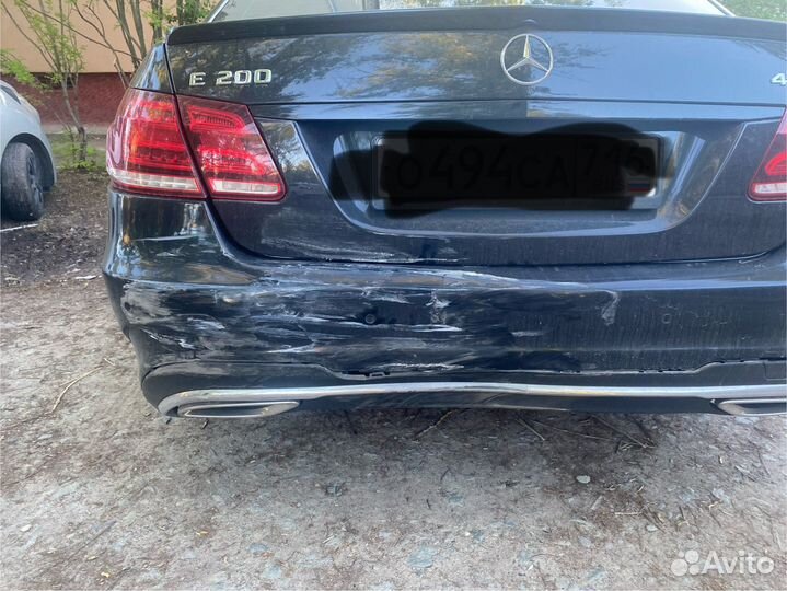 Бампер mercedes е200 w212