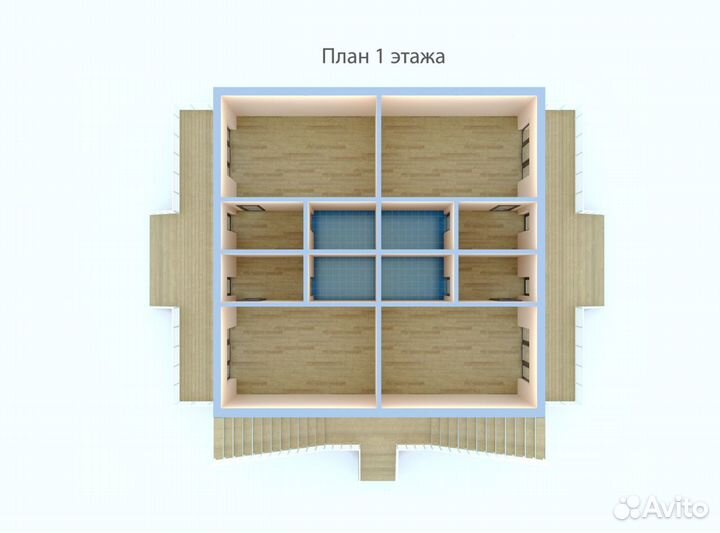 Лстк каркас мини-гостиницы