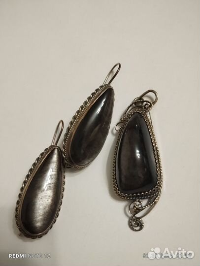 Серебряный набор украшений