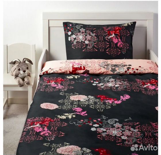 Детское постельное белье IKEA 150 200 единороги бу