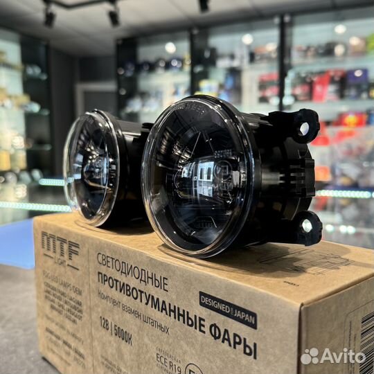 LED птф MTF универсальная линза black, Гарантия 12