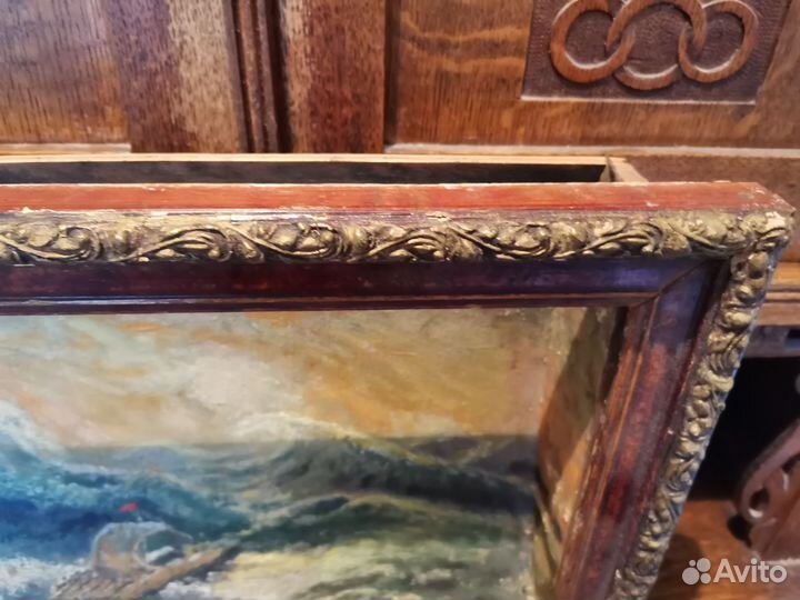 Картина маслом старинная
