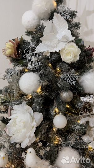 Елка двойная искусственная 210