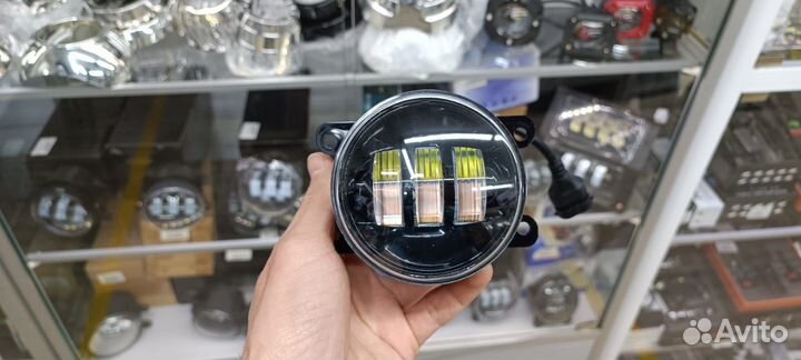 2шт Противотуманные фары Mitsubishi птф Led