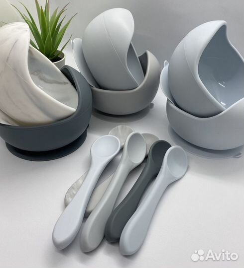 Силиконовая посуда для детей