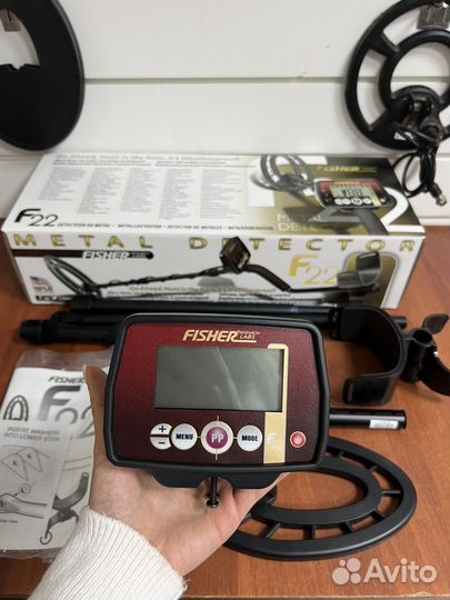Металлоискатель Fisher f22 новый