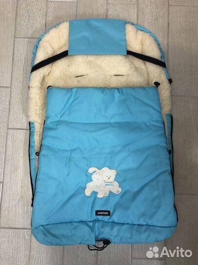 Конверт меховой зимний детский