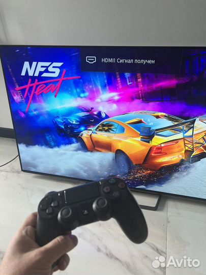 Sony PS4 slim 500gb, 5 дисков, 2 джойстика