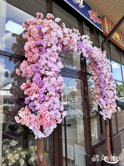 Арка из цветов