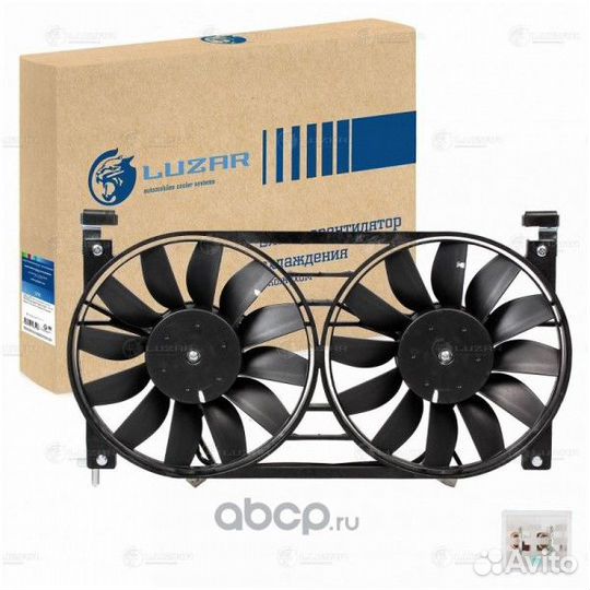 Вентилятор радиатора с диффузором 21214 в сборе