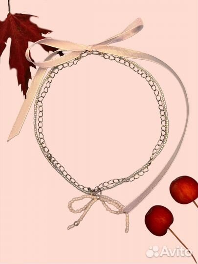 Колье из бисера ручной работы