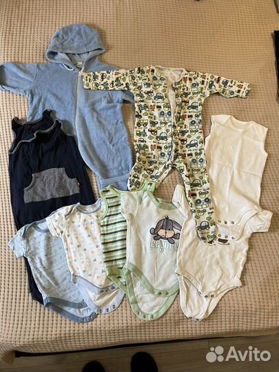 Пакет одежды на мальчика 56 62 и фиксаторы
