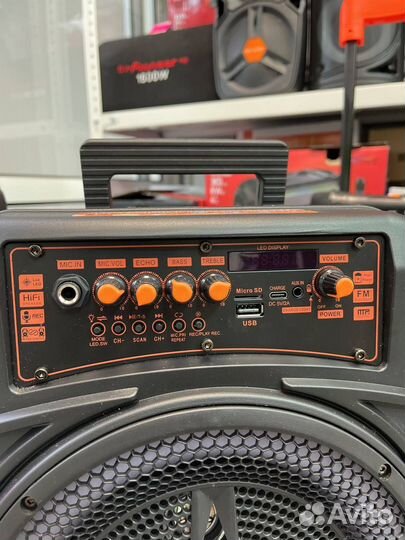 Блютуз колонка портативная большая CH мощная