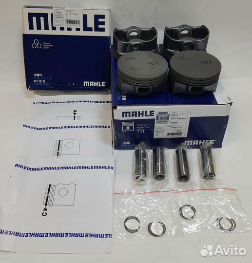 Поршни с кольцами STD Z16LET, A16LET Mahle