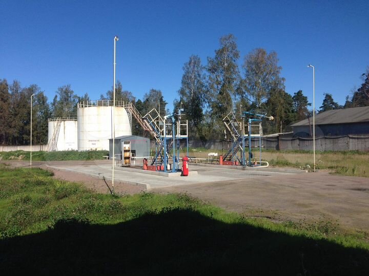 Нефтебаза с жд веткой 15000 м²