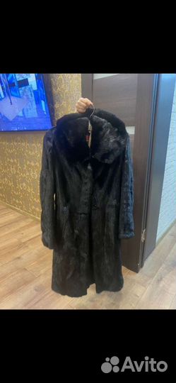 Шуба норковая черный бриллиант