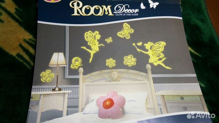 Светящийся декор для спальни девочки