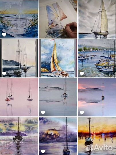 Картина акварель