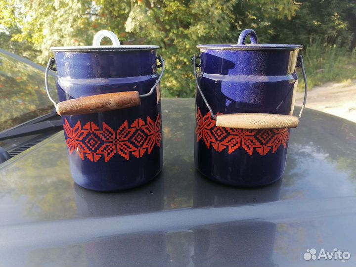 Бидон эмалированный СССР