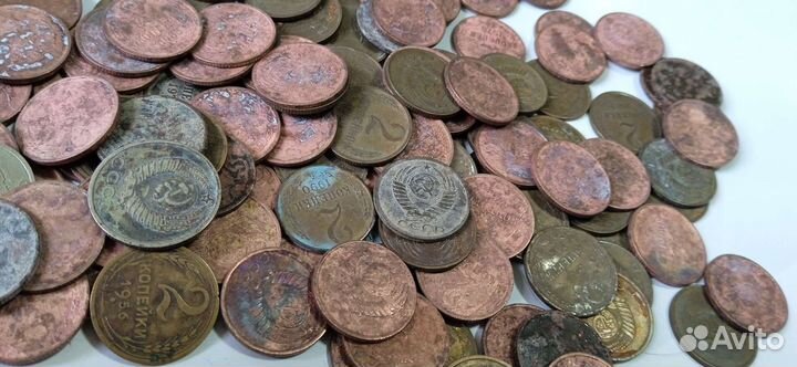 Монеты СССР 2 копейки