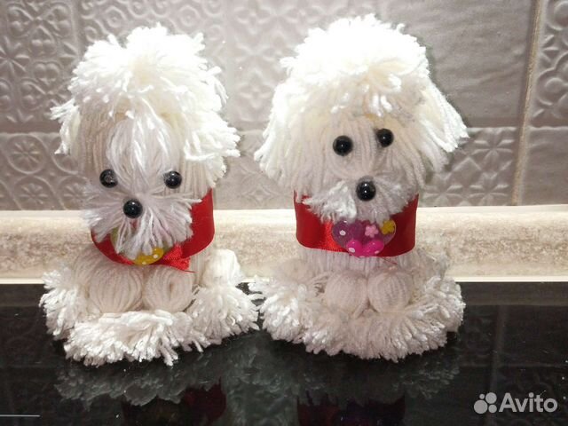 Сувениры щенки Бишон фризе