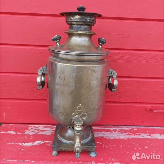 Самовар на дровах старинный