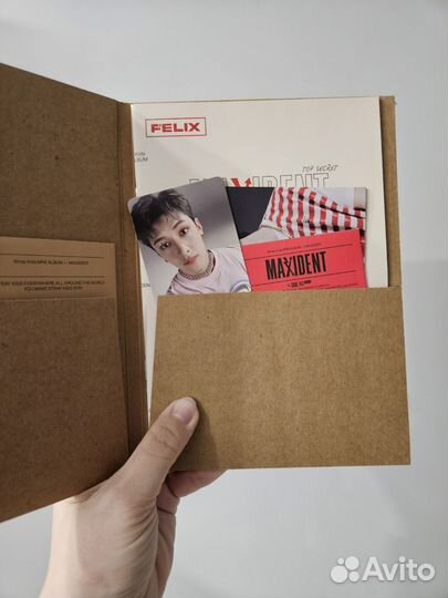 Открытый альбом Stray kids Maxident case version