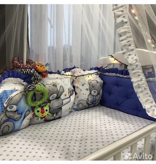 Бортики в кроватку бу