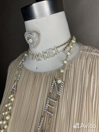 Колье чокер Chanel