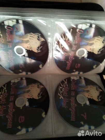 DVD диски с Аниме без пластиковых боксов