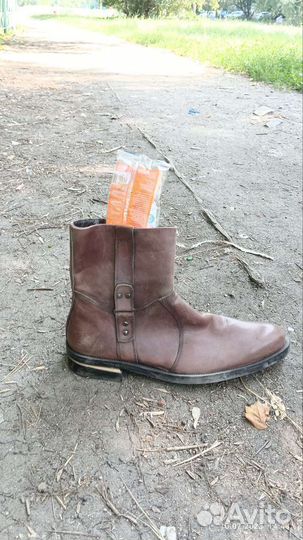 Сапоги/Тяги кожаные абибибас