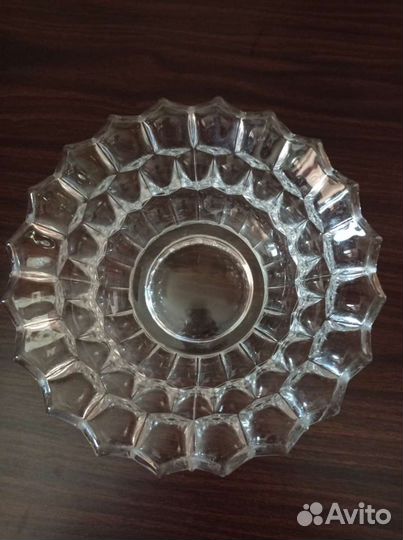 Салатник хрустальный лзхс. Винтаж. СССР