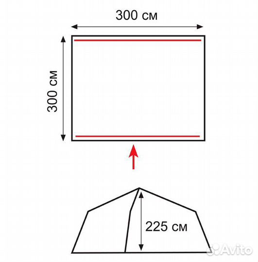 Палатка шатер bungalow SOL