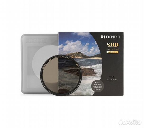 Поляризационный фильтр Benro SHD CPL-HD ulca WMC/s