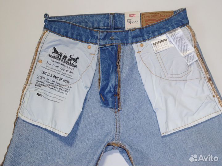 Джинсы Levi's 505 Regular,3 цвета Пакистан