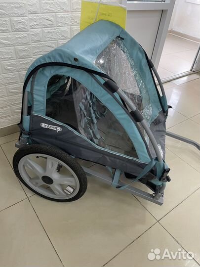 Велоприцеп для двоих детей