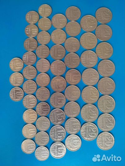 Набор монет СССР погодовка