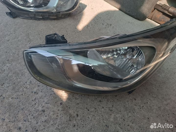 Фары на hyundai solaris