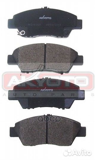 Колодки тормозные дисковые перед AKD03101 akyoto