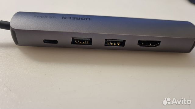 Ugreen док-станция (usb хаб) PD 4k 60hz usb3.0 lan