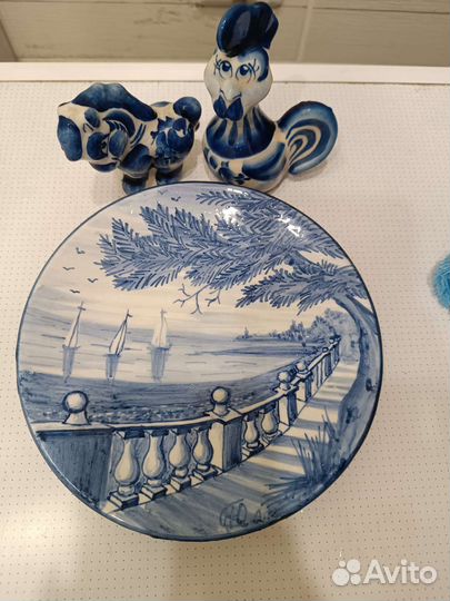 Настенная тарелка декоративная