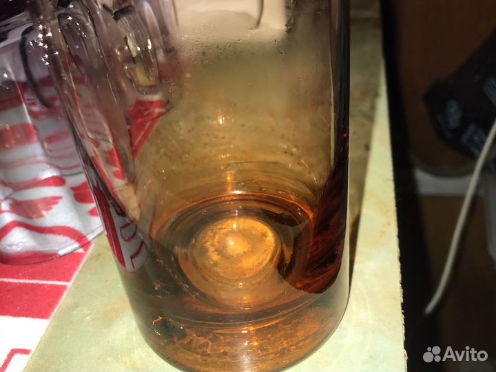 Стаканы из цветного стекла времен СССР