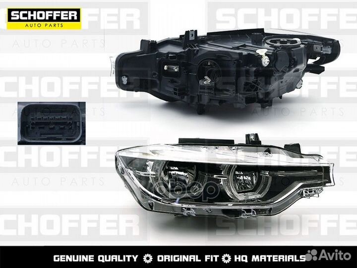 Фара правая LED BMW 3-Series F30 15-19