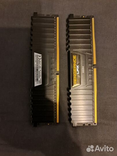 Оперативная память ddr4 Corsair 16GB 8x2 3000 Mhz