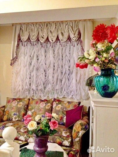 Портьеры и гардины, ламбрекены, подхваты