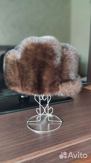 Норковая шапка мужская